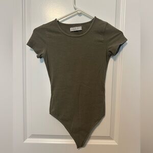 Women’s Olive Green Abercrombie & Fitch Bodysuit size XS